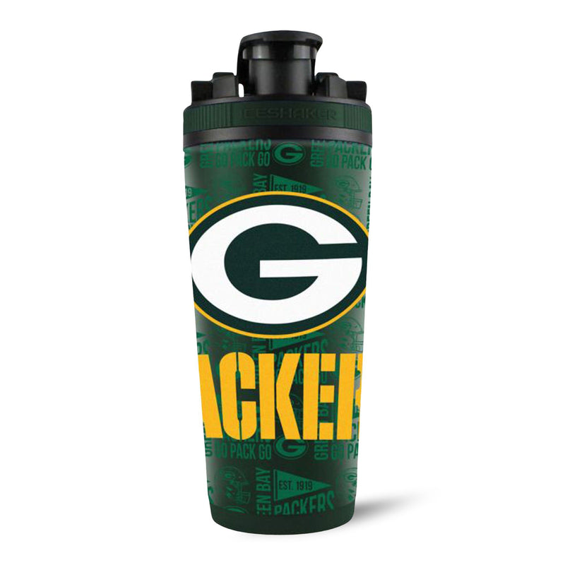 Load image into Gallery viewer, Ice Shaker - Officially Licensed Green Bay Packers 26oz Ice Shaker
