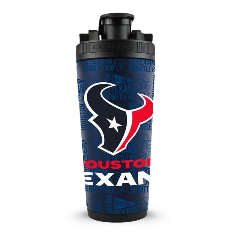 Load image into Gallery viewer, Ice Shaker - Officially Licensed Houston Texans 26oz Ice Shaker
