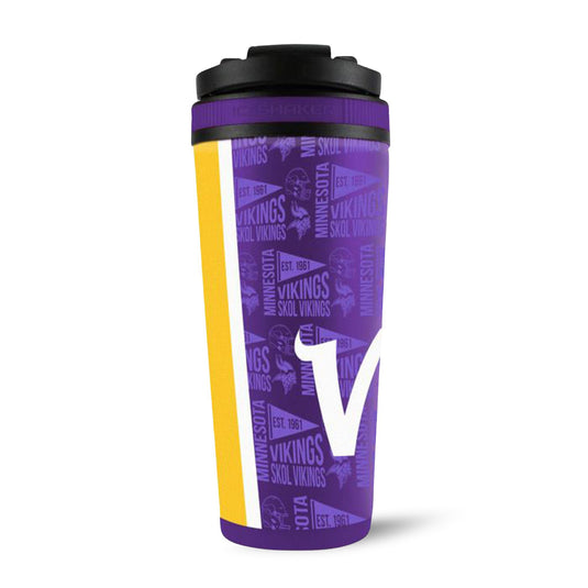 Ice Shaker - Officially Licensed Minnesota Vikings 26oz Ice Shaker