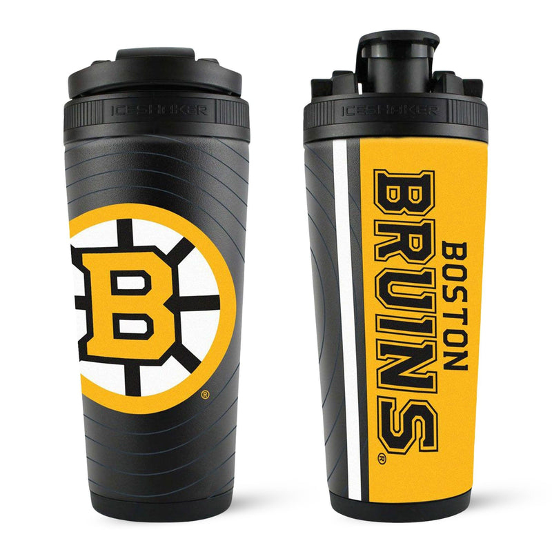 Load image into Gallery viewer, Ice Shaker - Officially Licensed Boston Bruins 26oz Ice Shaker
