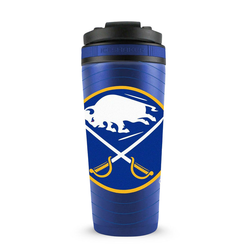 Load image into Gallery viewer, Ice Shaker - Officially Licensed Buffalo Sabres 26oz Ice Shaker

