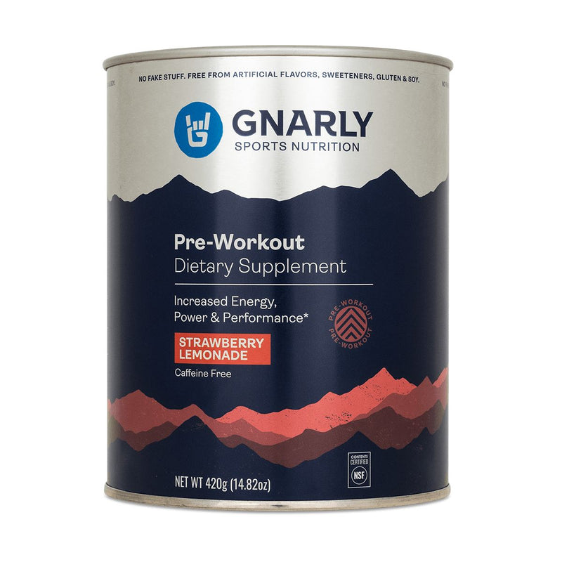 Load image into Gallery viewer, Gnarly Pre-Workout Strawberry Lemonade Caffeine-Free - Front
