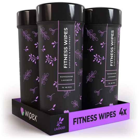 Wipex Co. - Natural Fitness Equipment Wipes – Safe on Skin, Essential Oil Formula