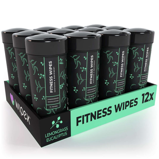 Wipex Co. - Natural Fitness Equipment Wipes – Safe on Skin, Essential Oil Formula