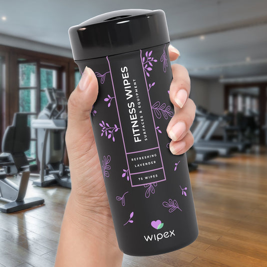 Wipex Co. - Natural Fitness Equipment Wipes – Safe on Skin, Essential Oil Formula
