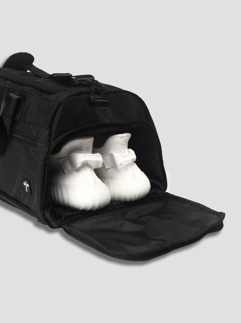 Load image into Gallery viewer, HolStrength - Powered By Faith Duffle Bag

