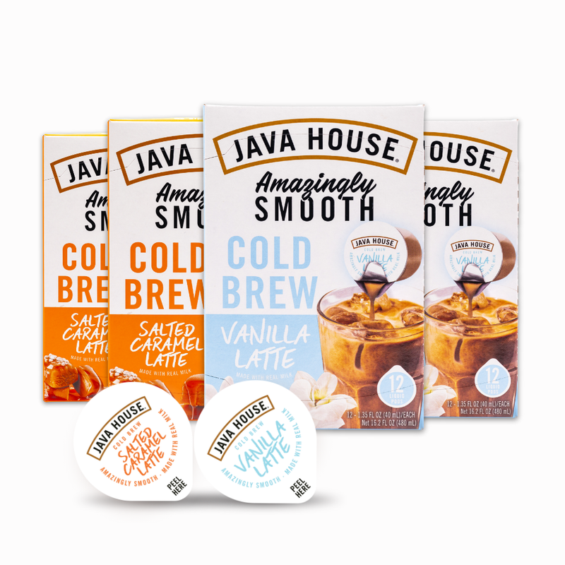 Load image into Gallery viewer, Java House - Latte Cold Brew Coffee Pods French Vanilla

