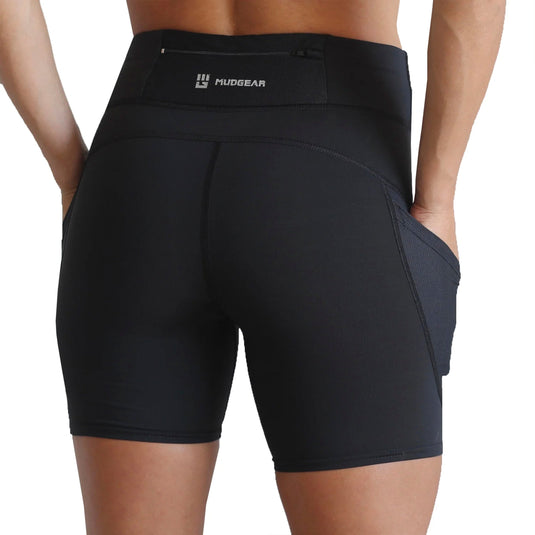 MudGear - Women's Flex-Fit Compression Shorts 6-inch Inseam