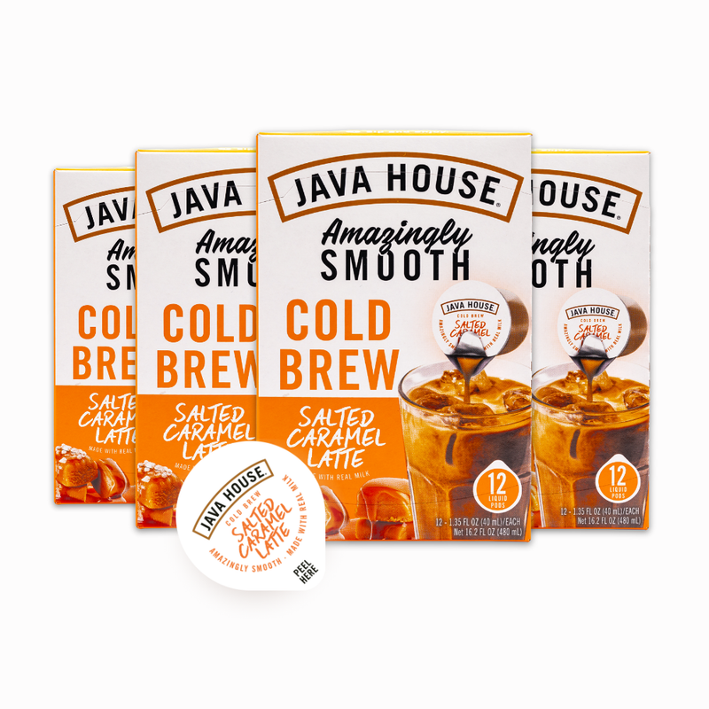 Load image into Gallery viewer, Java House - Latte Cold Brew Coffee Pods Salted Caramel

