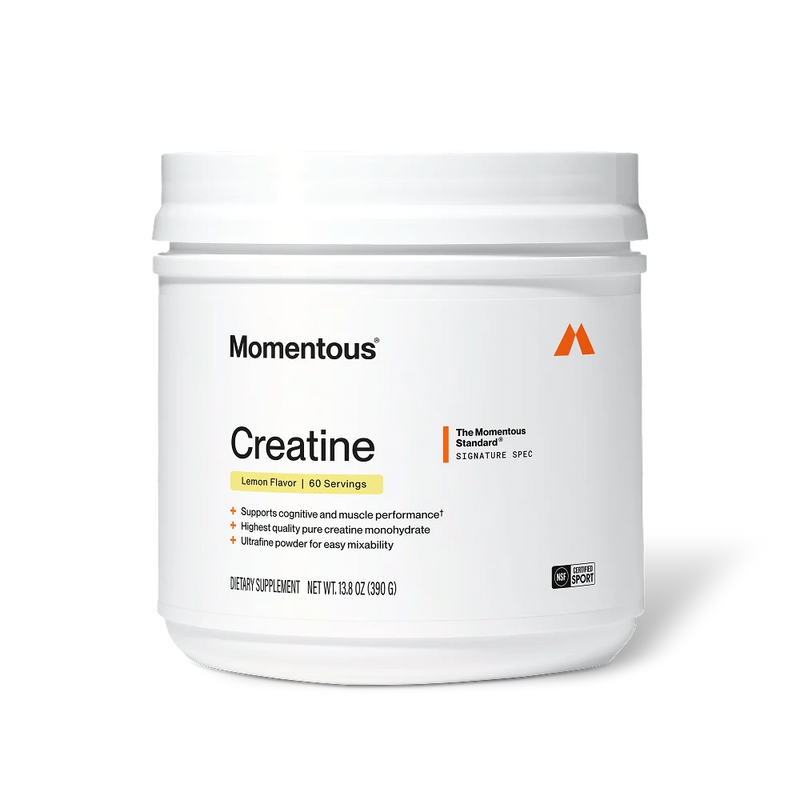 Load image into Gallery viewer, Momentous - Creatine - Lemon / 60 Serving Jar

