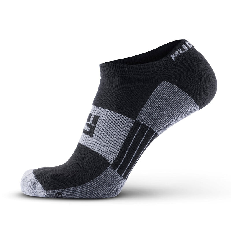 Load image into Gallery viewer, No-Show Running Socks - Black/Gray (2 Pair Pack)
