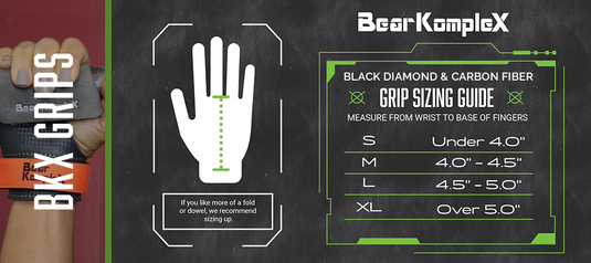 Bear KompleX - Bear Komplex Carbon Comp 3-Hole Hand Grips