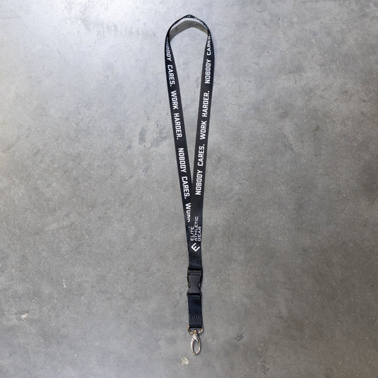 Elite Athletic Gear - Nobody Cares. Work Harder. Lanyard