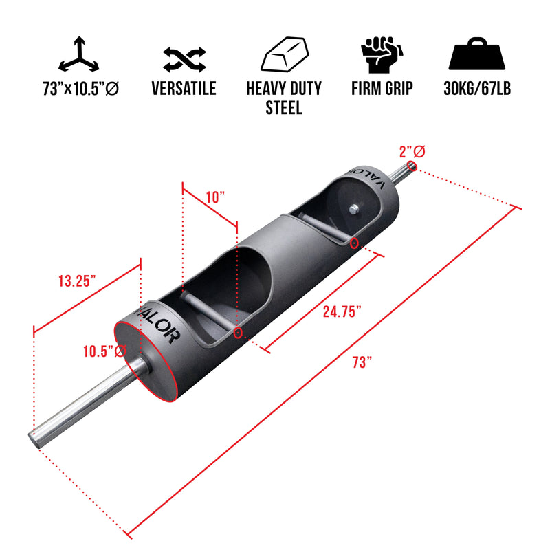 Load image into Gallery viewer, Valor Fitness - Strongman Log Bar
