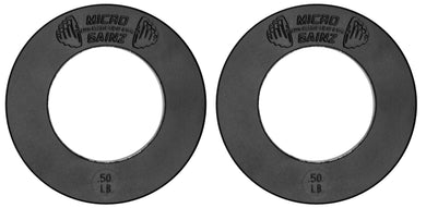 Micro Gainz - Olympic Size Fractional Weight Plates Pair of .50LB Plates
