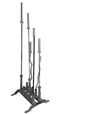 Muscle D Fitness - Vertical Olympic Bar Rack - 10 Bar - Sturdy Vertical Olympic Bar Holder