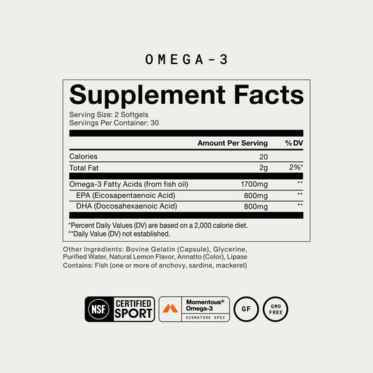 Momentous - Omega-3 - Vitamins & Supplements