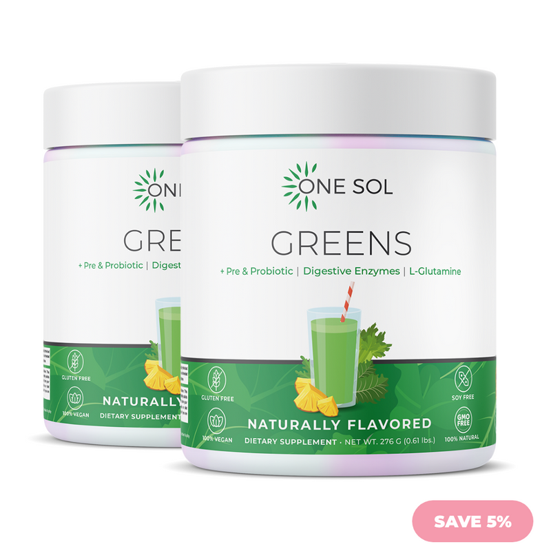 Load image into Gallery viewer, One Sol - Greens + Pre &amp; Probiotic with Digestive Enzymes

