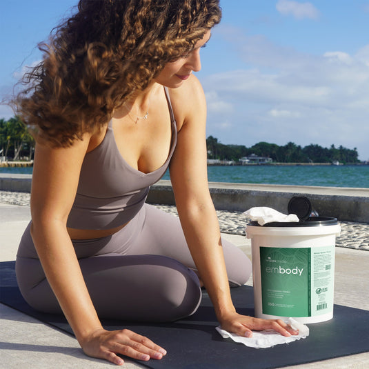 Wipex Co. - Embody® 225ct Eco Body Wipes – Refill Bucket for Wellness Studios