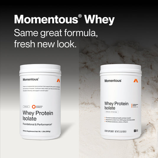 Momentous - Grass-Fed Whey Protein Isolate Powder