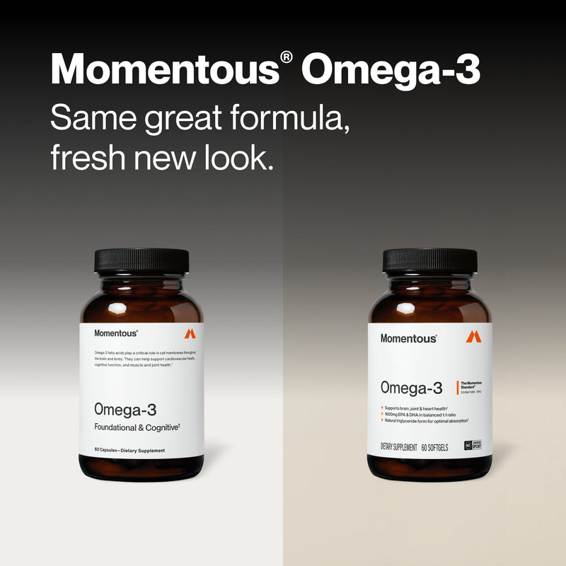 Load image into Gallery viewer, Momentous - Omega-3 - Vitamins &amp; Supplements
