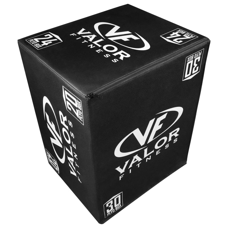 Load image into Gallery viewer, Valor Fitness - 3 in 1 Soft Padded 20" x 24" x 30" Plyo Box
