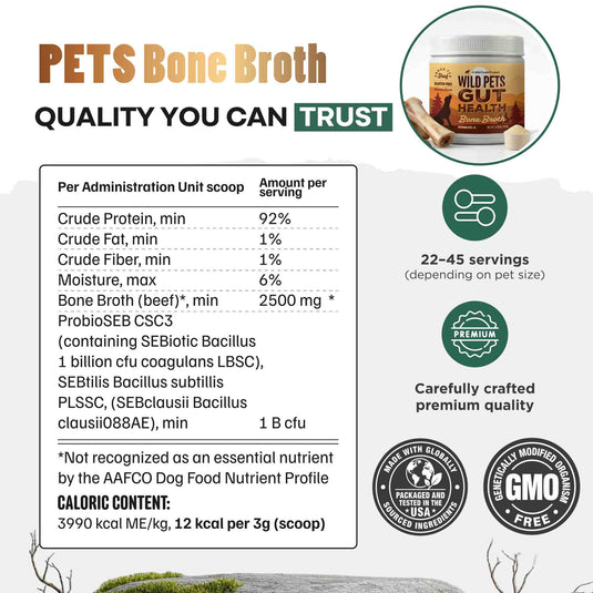 Wild Foods - Pets Bone Broth - Pet Food