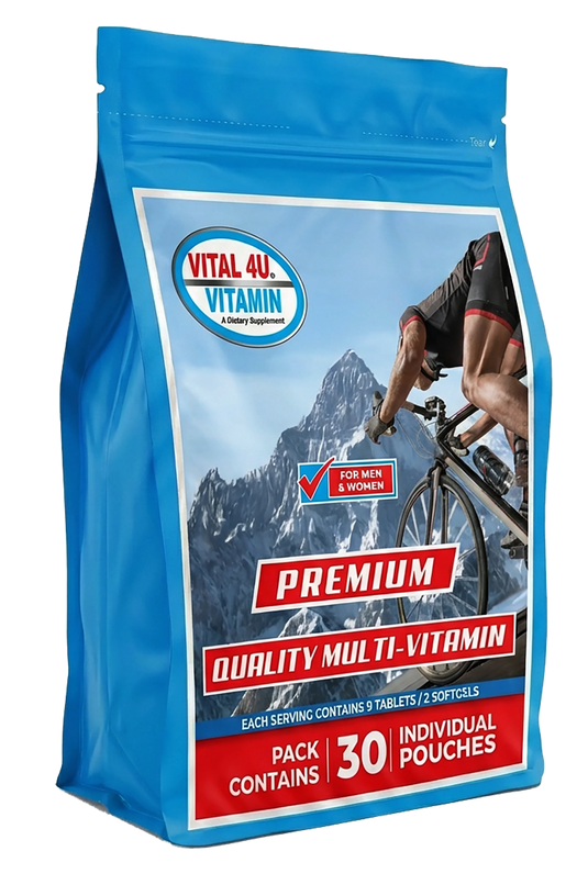 Vital 4U - Premium 30 Day Multivitamin - 30 Day Supply $1.67 Each Our Everyday Price