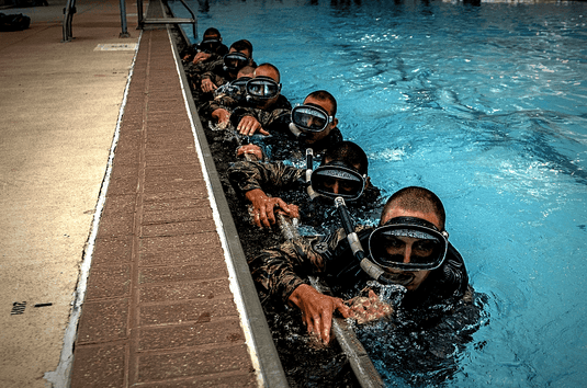 Ataclete - Bermuda Spec War Dive Mask and Snorkel Combo