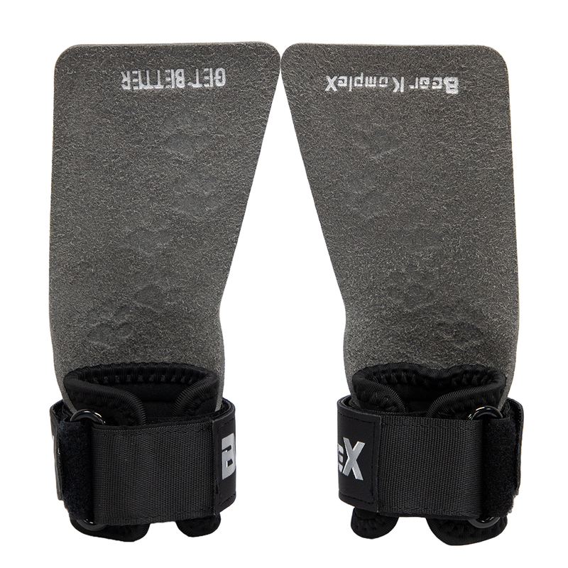 Load image into Gallery viewer, Bear KompleX - Paw Print by Lexi Neely - Black Diamond No Hole Speed Grips
