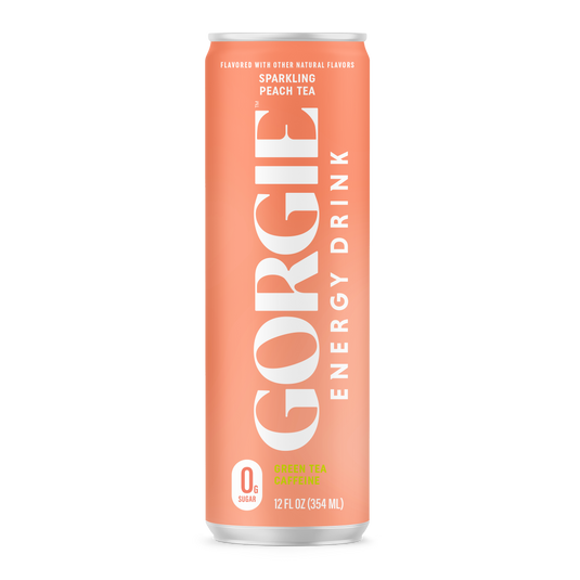 GORGIE - Energy Drink Sparkling Peach Tea