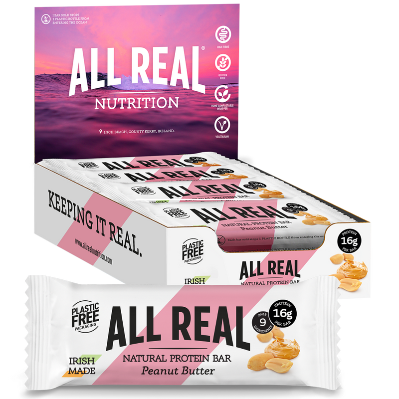 Load image into Gallery viewer, All Real Nutrition - Peanut Butter Protein Bar (50g x 12)
