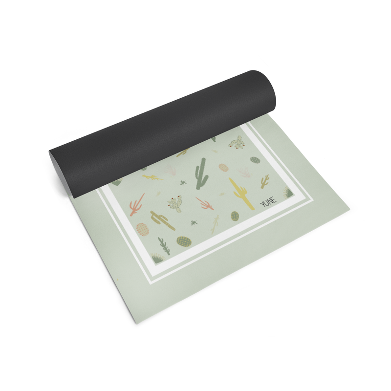 Load image into Gallery viewer, Yune Yoga - Yoga Mat | 6mm Thick | Green | Non-Slip | Eco Friendly | Yune Yoga | Regan
