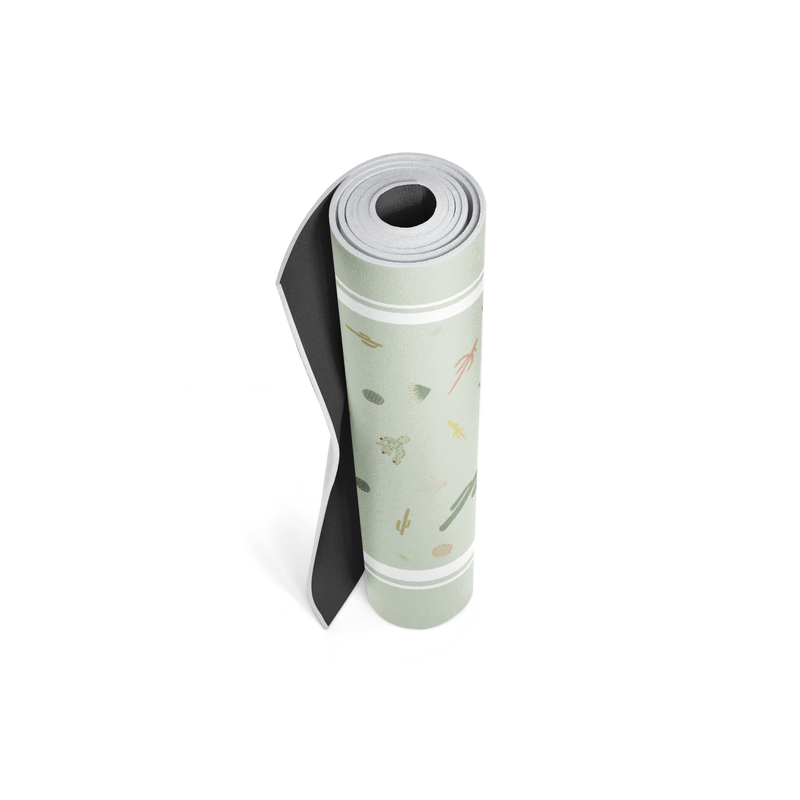 Load image into Gallery viewer, Yune Yoga - Yoga Mat | 6mm Thick | Green | Non-Slip | Eco Friendly | Yune Yoga | Regan

