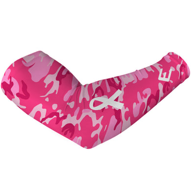 Elite Athletic Gear - Pink Camo Breast Cancer Arm Sleeve