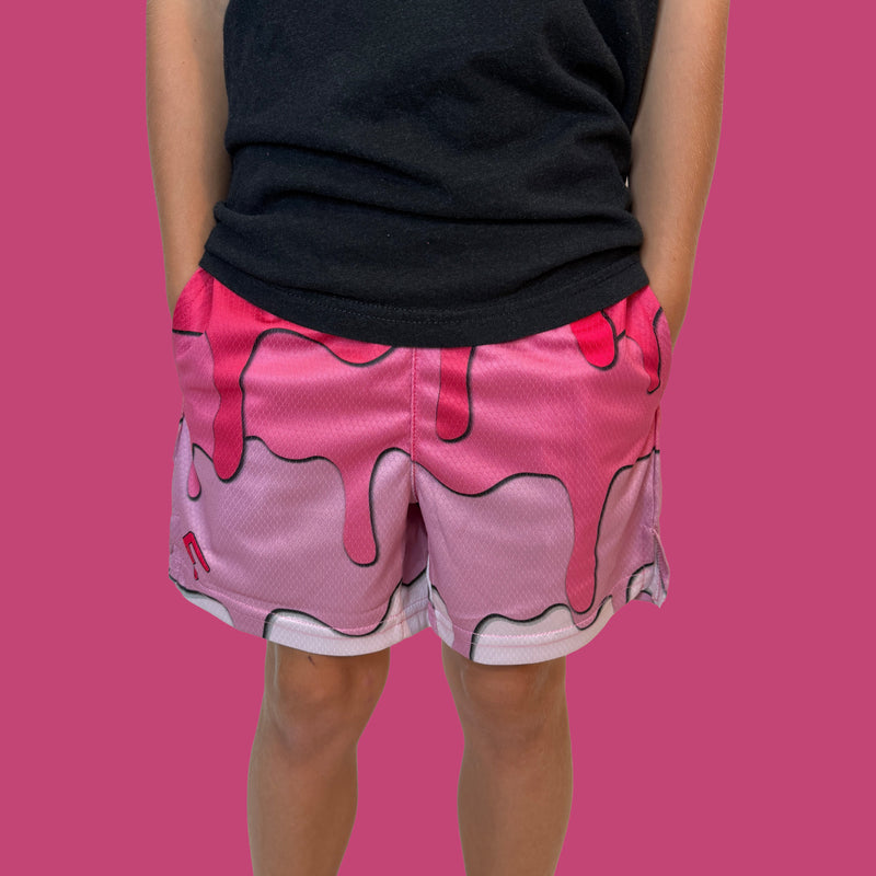 Load image into Gallery viewer, Elite Athletic Gear - Pink Drippy Shorts
