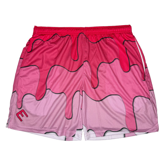 Elite Athletic Gear - Pink Drippy Shorts