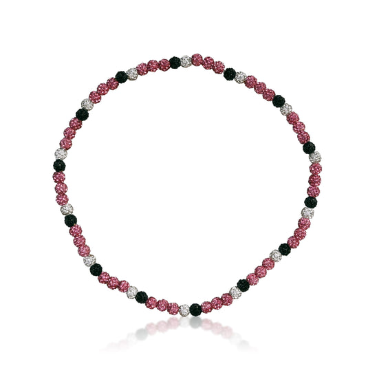 Elite Athletic Gear - Pink Ice Bead Necklace