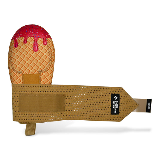 Elite Athletic Gear - Pink Ice Cream Sliding Mitt