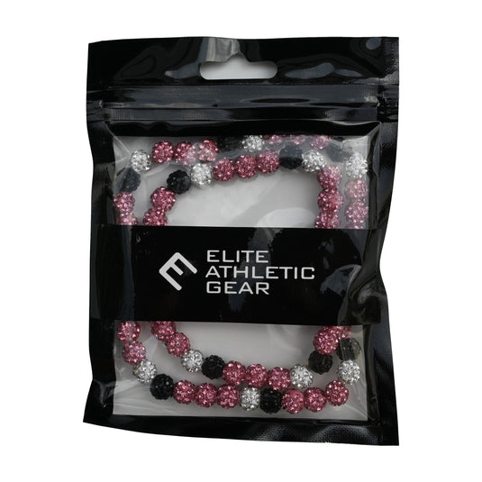 Elite Athletic Gear - Pink Ice Bead Necklace