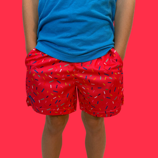 Elite Athletic Gear - Pink Sprinkles Shorts