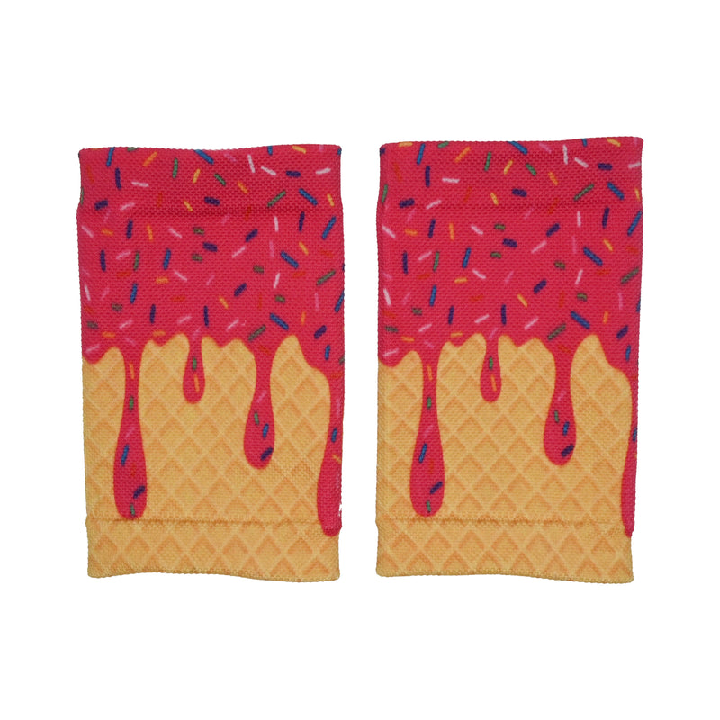 Load image into Gallery viewer, Elite Athletic Gear - Pink Ice Cream Wrist Support Sleeves
