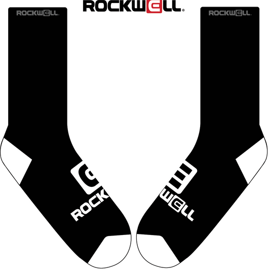 Rockwell Time - Crew Socks - Black