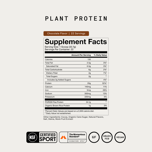 Momentous - In 100% Plant Protein Powder