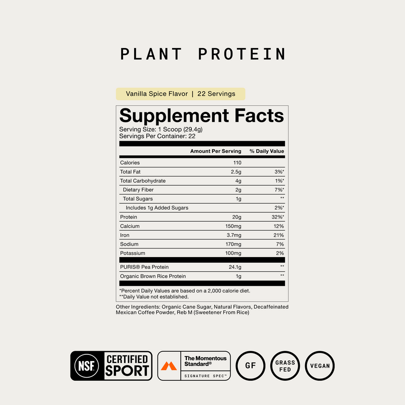 Load image into Gallery viewer, Momentous - In 100% Plant Protein Powder