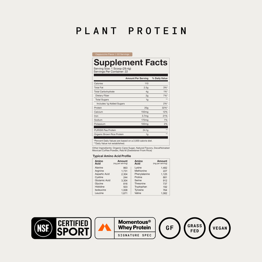 Momentous - In 100% Plant Protein Powder