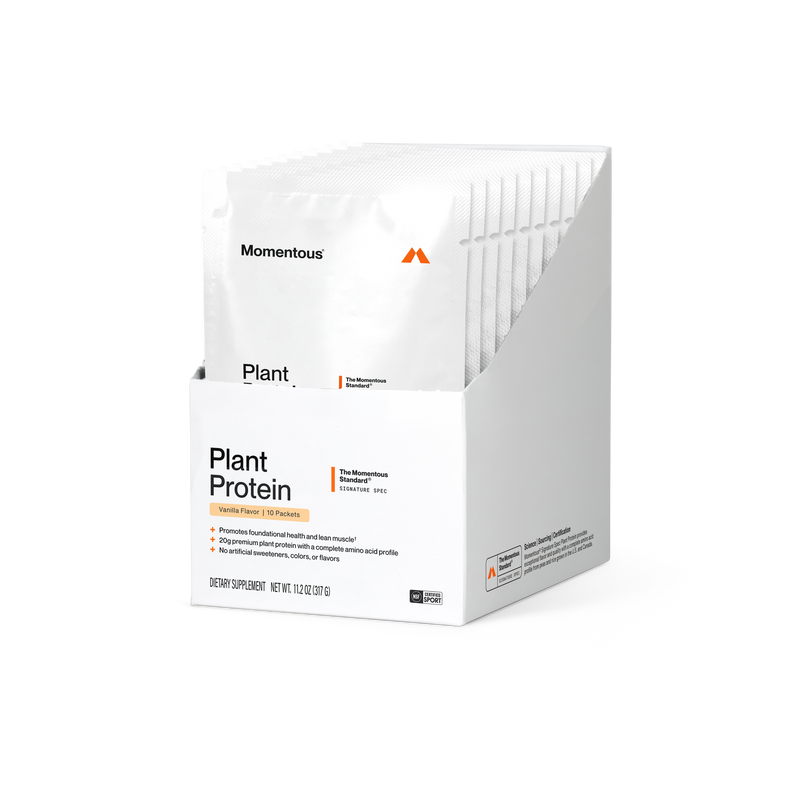 Load image into Gallery viewer, Momentous - In 100% Plant Protein 10-Travel Packs - Vanilla Spice
