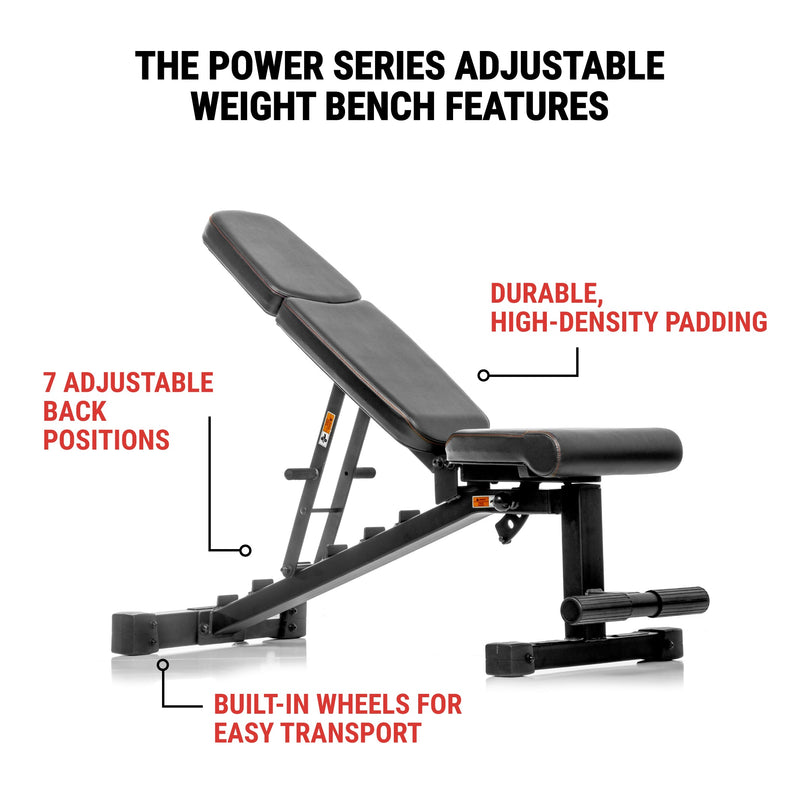 Load image into Gallery viewer, XMARK - Power Series Adjustable Dumbbell Weight Bench
