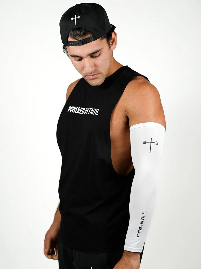 Load image into Gallery viewer, HolStrength - Powered By Faith Arm Sleeve
