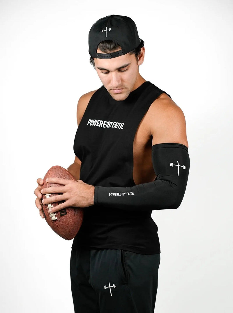 Load image into Gallery viewer, HolStrength - Powered By Faith Arm Sleeve
